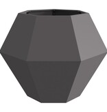 VidaXL Plantenbak Zwart 100 x 100 x 80 cm Staal