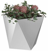 VidaXL Plantenbak Zilver 50 x 50 x 50 cm Gegalvaniseerd staal