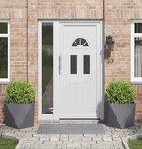 VidaXL Plantenbak 2 pcs Antraciet 50 x 50 x 50 cm Staal