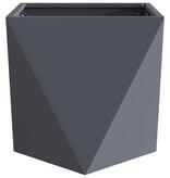 VidaXL Plantenbak Antraciet 50 x 50 x 50 cm Staal