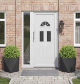 VidaXL Plantenbak 2 pcs Zwart 50 x 50 x 50 cm Staal