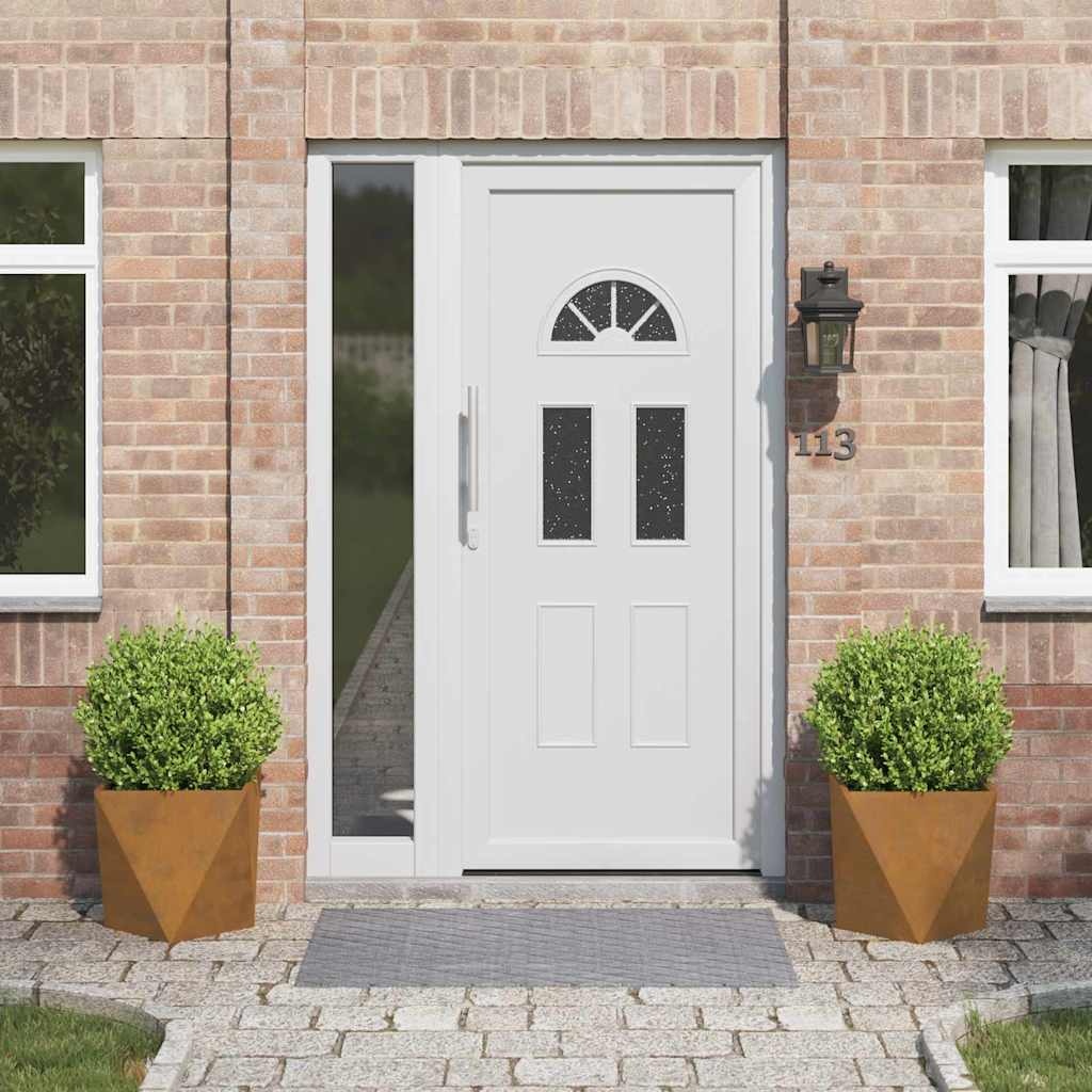 VidaXL Plantenbak 2 pcs Roestig 40 x 40 x 40 cm Cortenstaal