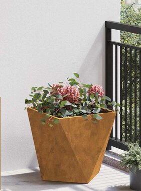 VidaXL Plantenbak Roestig 40 x 40 x 40 cm Cortenstaal