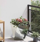 VidaXL Plantenbak Zilver 40 x 40 x 40 cm Gegalvaniseerd staal