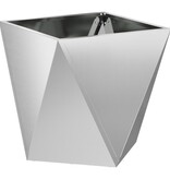 VidaXL Plantenbak Zilver 40 x 40 x 40 cm Gegalvaniseerd staal
