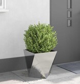 VidaXL Plantenbak Zilver 40 x 40 x 40 cm Roestvrij staal