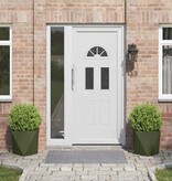 VidaXL Plantenbak 2 pcs Olijf Groen 40 x 40 x 40 cm Staal