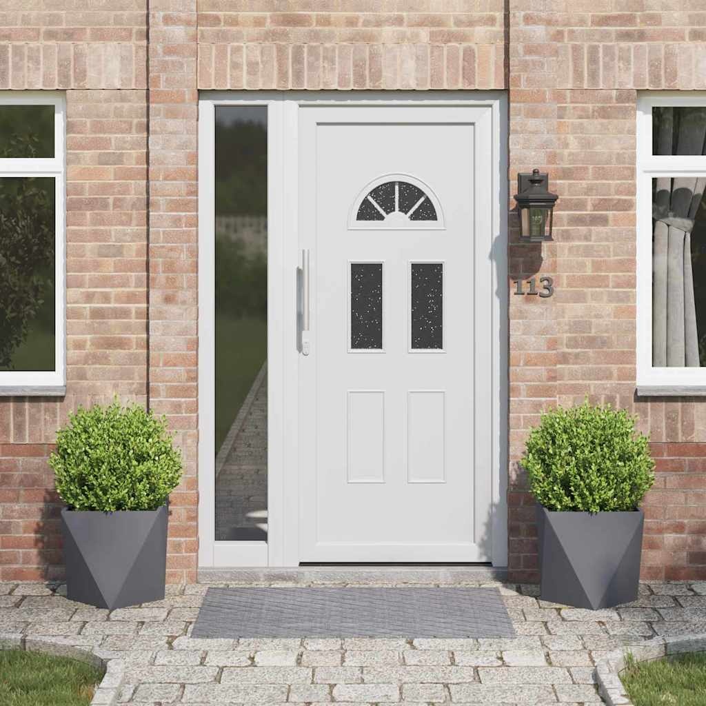 VidaXL Plantenbak 2 pcs Antraciet 40 x 40 x 40 cm Staal