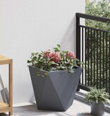 VidaXL Plantenbak Antraciet 40 x 40 x 40 cm Staal