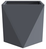 VidaXL Plantenbak Antraciet 40 x 40 x 40 cm Staal