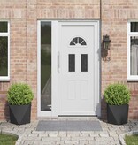 VidaXL Plantenbak 2 pcs Zwart 40 x 40 x 40 cm Staal