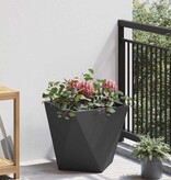 VidaXL Plantenbak Zwart 40 x 40 x 40 cm Staal