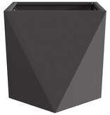 VidaXL Plantenbak Zwart 40 x 40 x 40 cm Staal