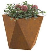 VidaXL Plantenbak 2 pcs Roestig 30 x 30 x 30 cm Cortenstaal