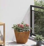 VidaXL Plantenbak 2 pcs Roestig 30 x 30 x 30 cm Cortenstaal