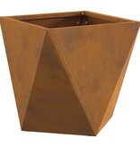 VidaXL Plantenbak Roestig 30 x 30 x 30 cm Cortenstaal