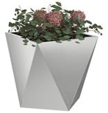 VidaXL Plantenbak 2 pcs Zilver 30 x 30 x 30 cm Gegalvaniseerd staal