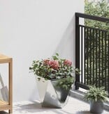 VidaXL Plantenbak 2 pcs Zilver 30 x 30 x 30 cm Gegalvaniseerd staal
