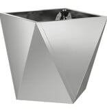 VidaXL Plantenbak 2 pcs Zilver 30 x 30 x 30 cm Gegalvaniseerd staal