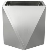 VidaXL Plantenbak Zilver 30 x 30 x 30 cm Gegalvaniseerd staal