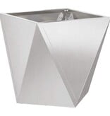 VidaXL Plantenbak 2 pcs Zilver 30 x 30 x 30 cm Roestvrij staal