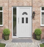 VidaXL Plantenbak 2 pcs Olijf Groen 30 x 30 x 30 cm Staal