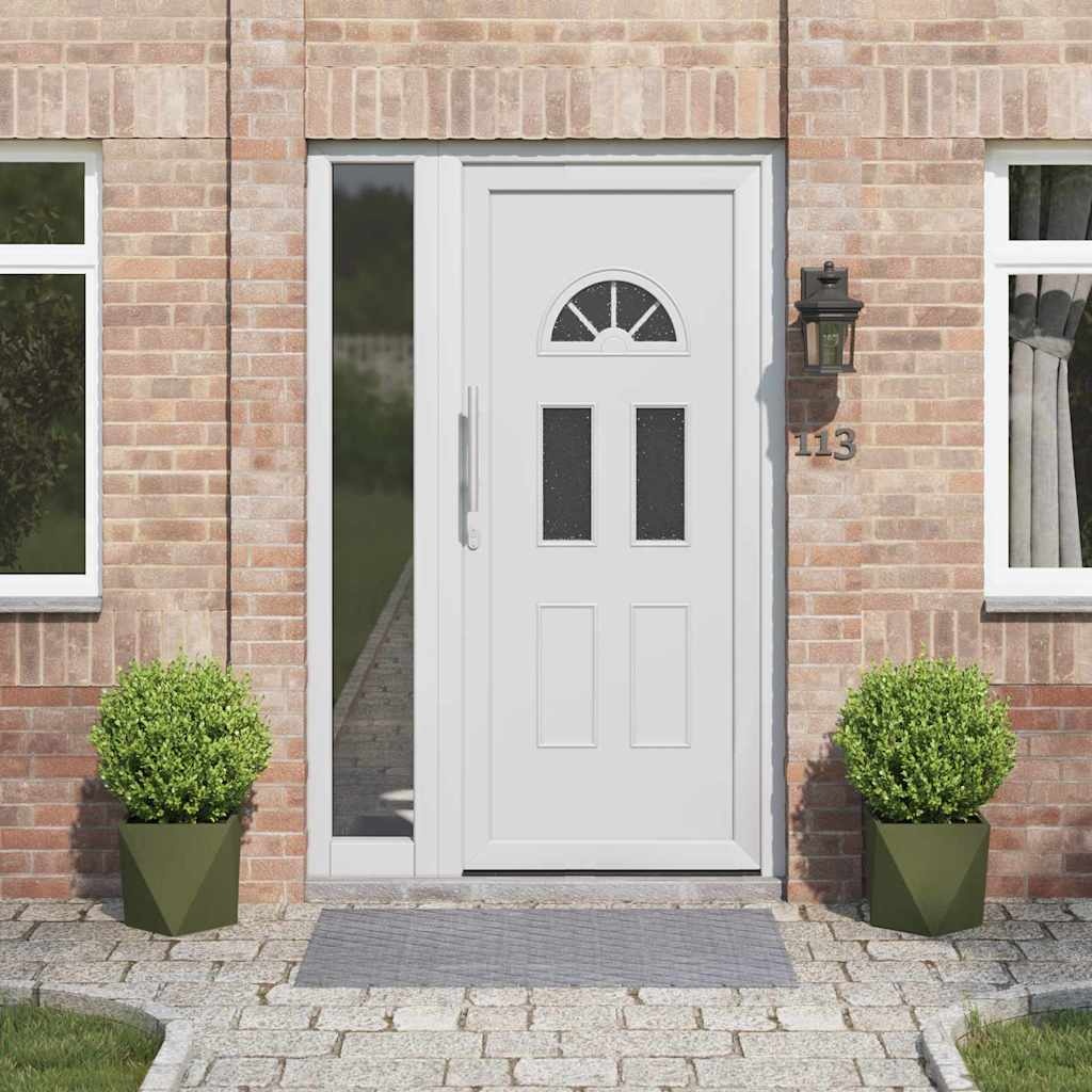 VidaXL Plantenbak 2 pcs Olijf Groen 30 x 30 x 30 cm Staal