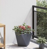 VidaXL Plantenbak Antraciet 30 x 30 x 30 cm Staal