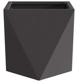 VidaXL Plantenbak Zwart 30 x 30 x 30 cm Staal