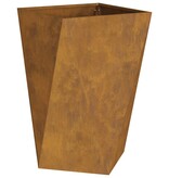 VidaXL Plantenbak 2 pcs Roestig 50 x 50 x 75 cm Cortenstaal