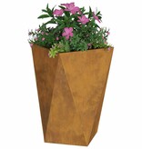 VidaXL Plantenbak 2 pcs Roestig 50 x 50 x 75 cm Cortenstaal