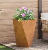 VidaXL Plantenbak 2 pcs Roestig 50 x 50 x 75 cm Cortenstaal