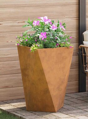 VidaXL Plantenbak Roestig 50 x 50 x 75 cm Cortenstaal