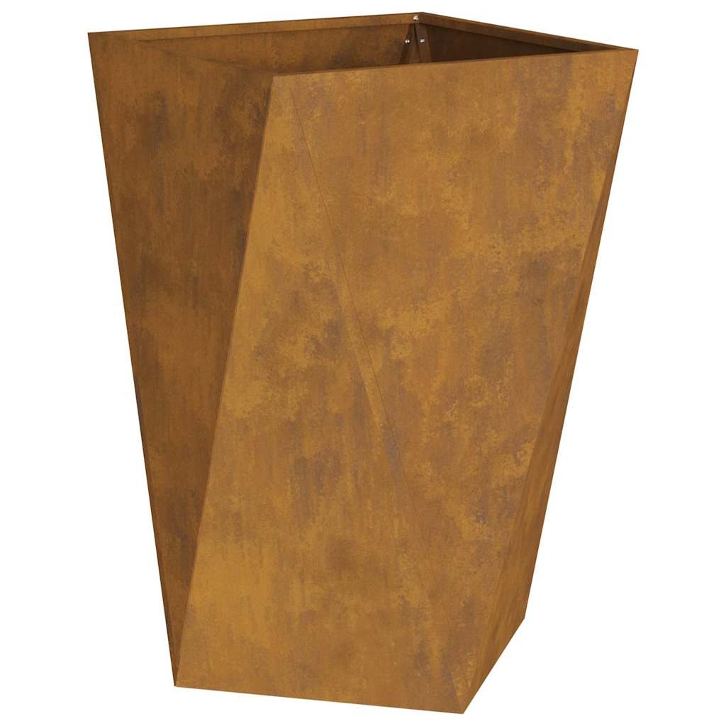 VidaXL Plantenbak Roestig 50 x 50 x 75 cm Cortenstaal