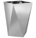 VidaXL Plantenbak 2 pcs Zilver 50 x 50 x 75 cm Gegalvaniseerd staal