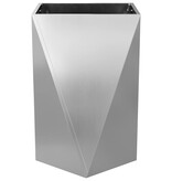 VidaXL Plantenbak Zilver 50 x 50 x 75 cm Gegalvaniseerd staal