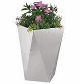 VidaXL Plantenbak 2 pcs Zilver 50 x 50 x 75 cm Roestvrij staal