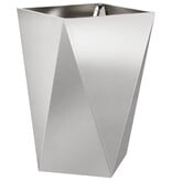 VidaXL Plantenbak Zilver 50 x 50 x 75 cm Roestvrij staal