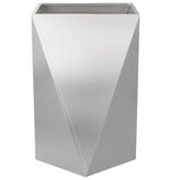 VidaXL Plantenbak Zilver 50 x 50 x 75 cm Roestvrij staal