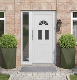 VidaXL Plantenbak 2 pcs Olijf Groen 50 x 50 x 75 cm Staal