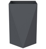 VidaXL Plantenbak Antraciet 50 x 50 x 75 cm Staal