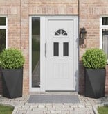 VidaXL Plantenbak 2 pcs Zwart 50 x 50 x 75 cm Staal