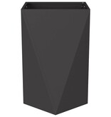 VidaXL Plantenbak Zwart 50 x 50 x 75 cm Staal