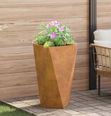 VidaXL Plantenbak Roestig 40 x 40 x 75 cm Cortenstaal