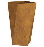 VidaXL Plantenbak Roestig 40 x 40 x 75 cm Cortenstaal
