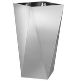 VidaXL Plantenbak Zilver 40 x 40 x 75 cm Gegalvaniseerd staal