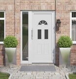 VidaXL Plantenbak 2 pcs Zilver 40 x 40 x 75 cm Roestvrij staal