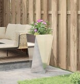 VidaXL Plantenbak Zilver 40 x 40 x 75 cm Roestvrij staal