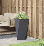 VidaXL Plantenbak Antraciet 40 x 40 x 75 cm Staal