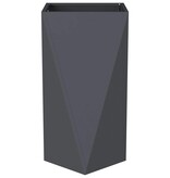 VidaXL Plantenbak Antraciet 40 x 40 x 75 cm Staal